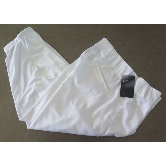 Nike BQ5400 100 Men's Sz XL White Vapor Select Dri-Fit Baseball Pants - Picture 5 of 7